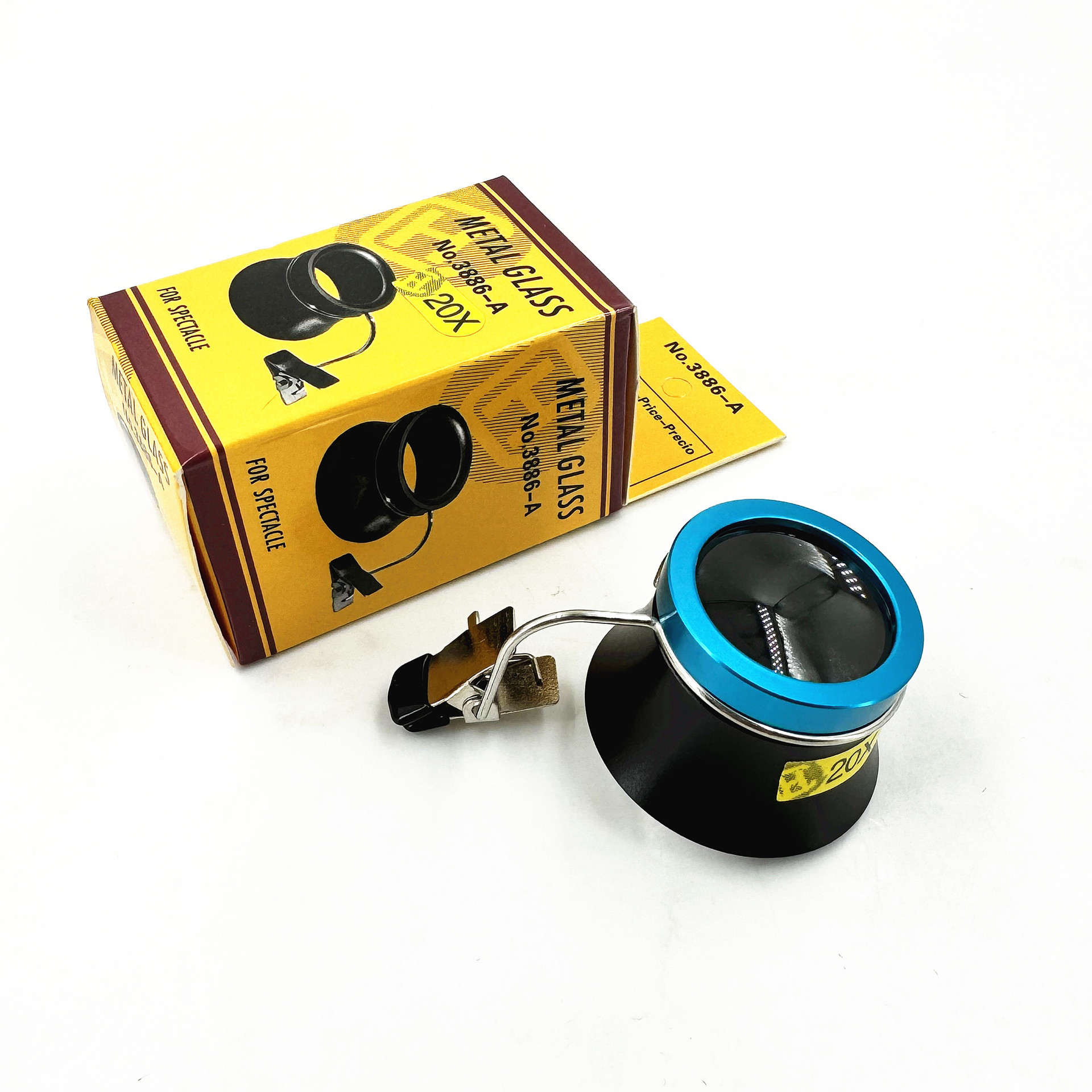 修表工具 带夹放大镜 修表目镜 夹眼睛上带夹目镜放大镜钟表工具