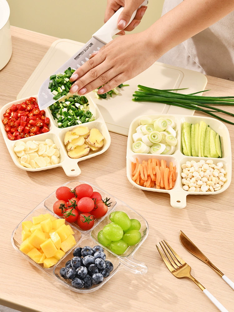 Нової многофункциональная разделочная панель для кухни с секциями, многофункциональная тарелка для горячего блюда