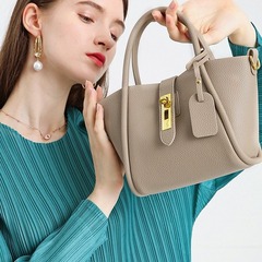 嚴選2024新款包包女包水桶包夏單肩包2023真皮女手提菜籃子包