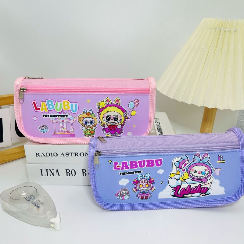 クロスボーダーラブブ鉛筆バッグ大容量高価値文具バッグシンプルでファッショナブルな女の子小学生鉛筆バッグ新しいスタイル|undefined