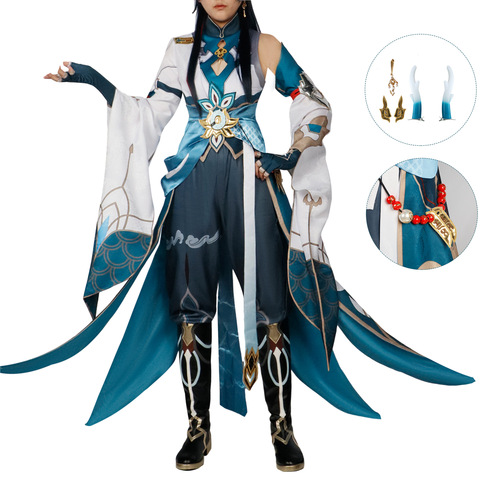 Dan Heng Yin Yuejun cos suit Collapse Star Dome Railway Dan Heng cosplay animation costume two-dimensional performance suit