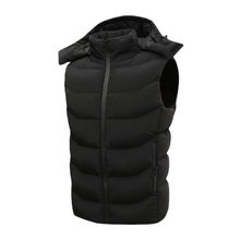 2021秋冬新款男士加厚无袖棉服棉袄子韩版学生男棉衣马甲外套潮男