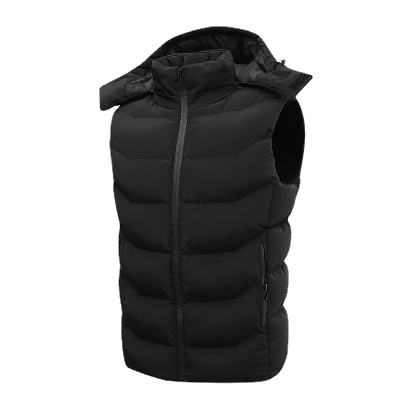 2021秋冬新款男士加厚无袖棉服棉袄子韩版学生男棉衣马甲外套潮男