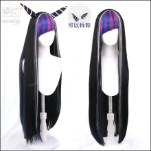 漫町  星轨屋弹丸论破2弹丸轮舞澪田唯吹长直发COS动漫假发