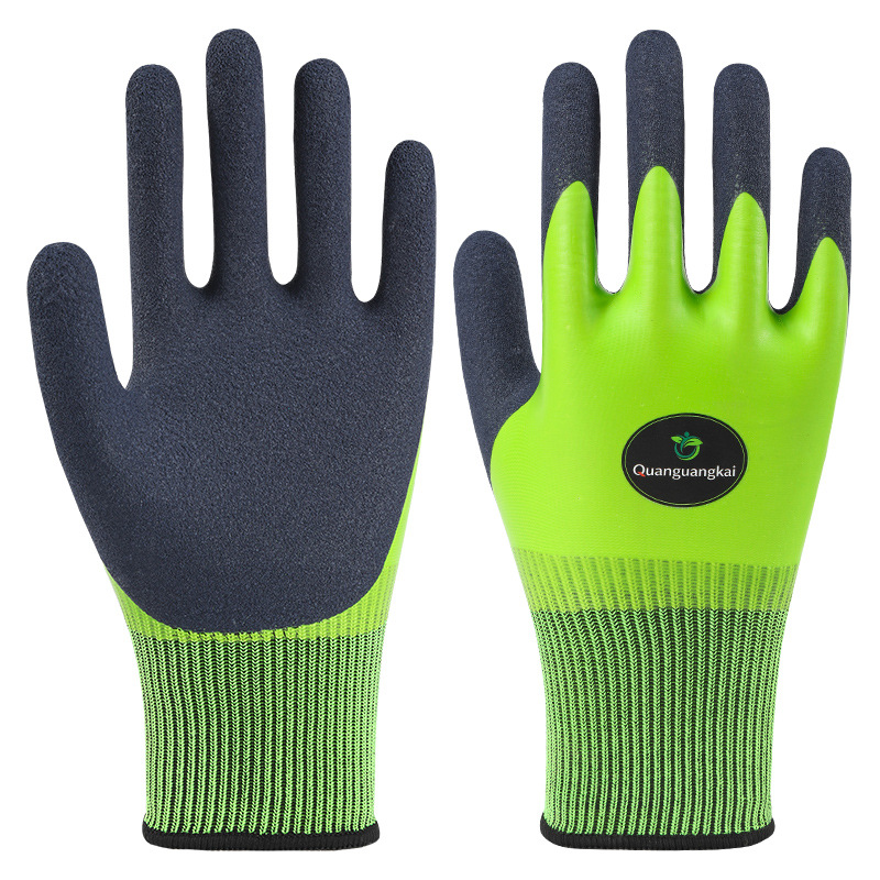Guantes de protección laboral a prueba de agua de doble capa, grueso y resistente al desgaste, plantación de jardinería, guantes de protección laboral a prueba de pinchazos, pesca y matanza image 11