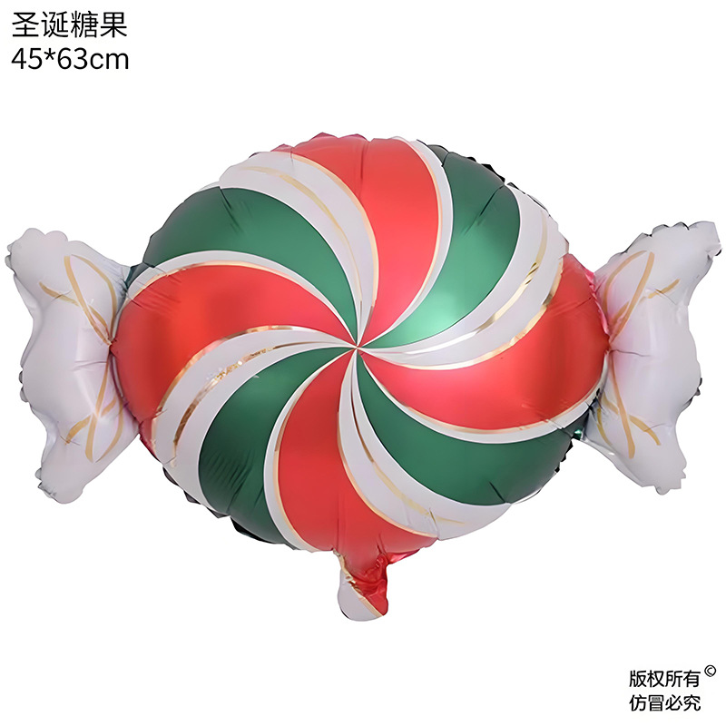 Navidad globo de dibujos animados especial en forma de película de aluminio globo Santa Claus Feliz Navidad decoración Nochebuena decoración suministros