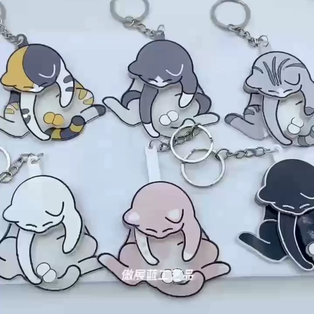 Креативный брелок-яйцо для сладостей на Хэллоуин, милый забавный вращающийся акриловый персонализированный кулон для сумки, металлический