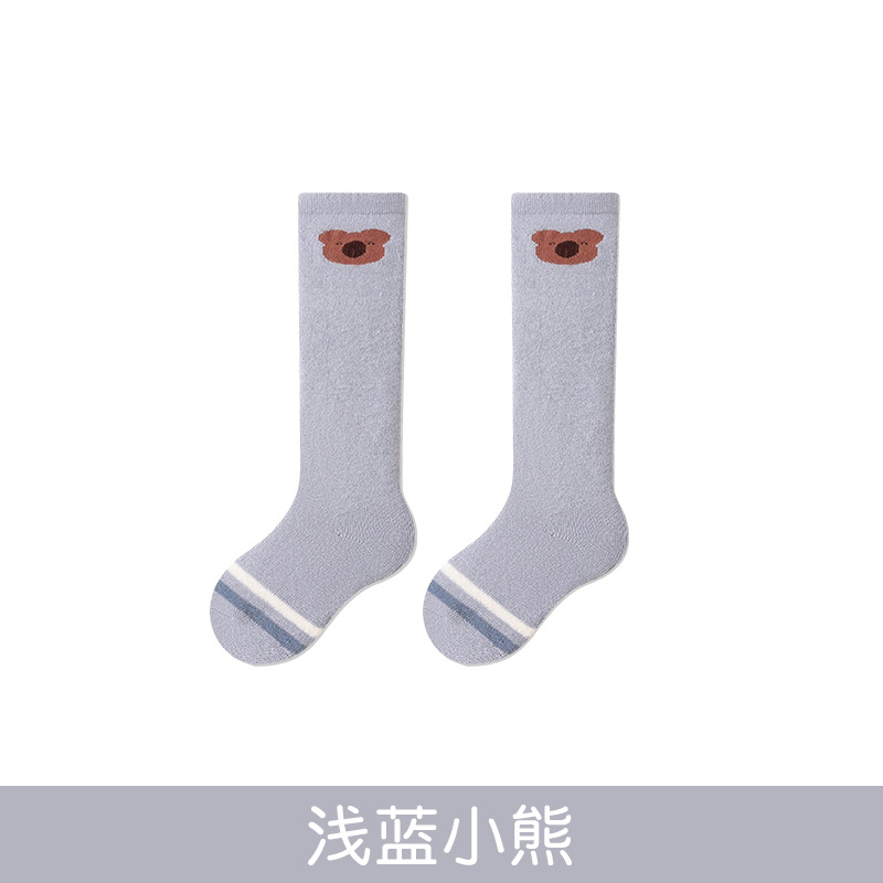 Nueva Otoño Invierno de Los Niños calcetines de Terry bebé engrosada calcetines calientes calcetines de los niños de dibujos animados calcetines del bebé