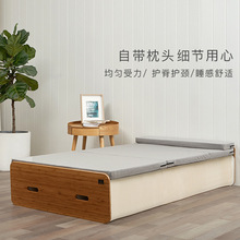 十八纸折叠风琴纸床办公室单人床创意多用途隐形休闲床午休小户型