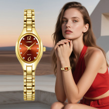 LIEBIG莱宾吉品牌小金表女士石英表防水轻奢小巧精致女腕表TK爆款