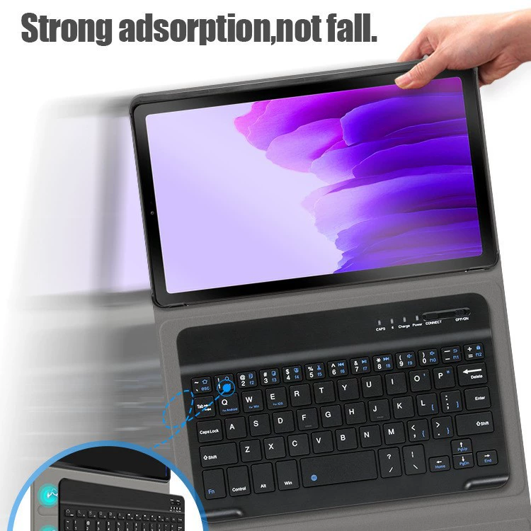 Совместимая клавиатура-чехол для Samsung, A7 8.7", модели T220/T225, Bluetooth