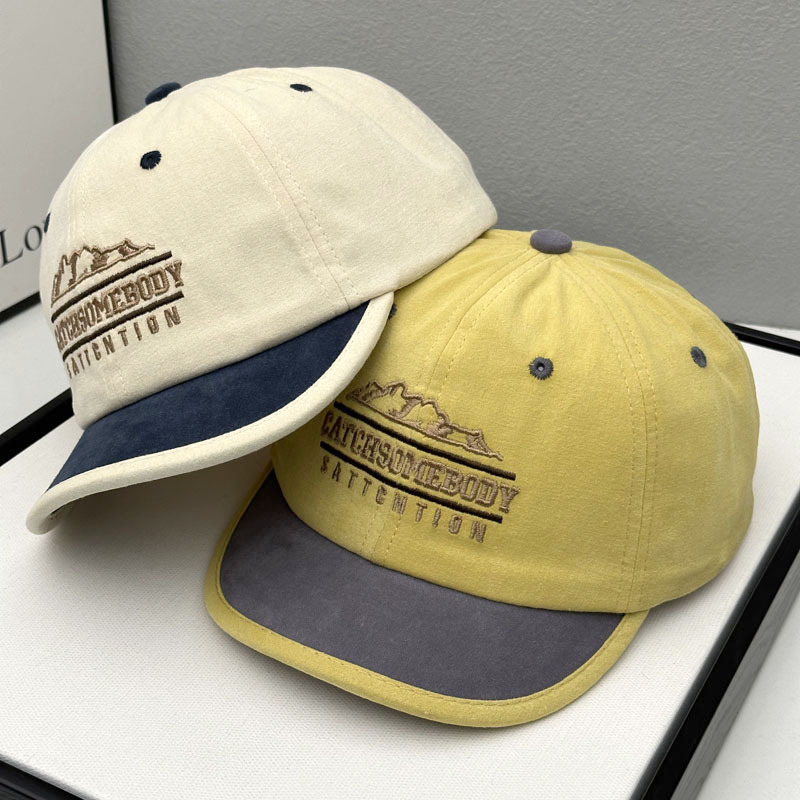 Sombrero de béisbol de primavera y verano, nuevo estilo coreano, sombrero de lengua de pato, sombrero de sombrero de protección solar para hombres.