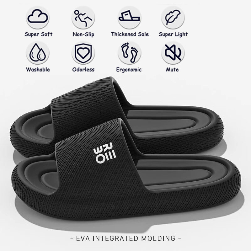 Korean Style Thick-Soled Slippers for Women, Summer New Fashion, Slippers That Feel Like Stepping on Shit, Home Bathroom Slippers for Men Korean Style Thick-Soled Slippers for Women, Summer New Fashion, Slippers That Feel Like Stepping on Shit, Home Bathroom Slippers for Men