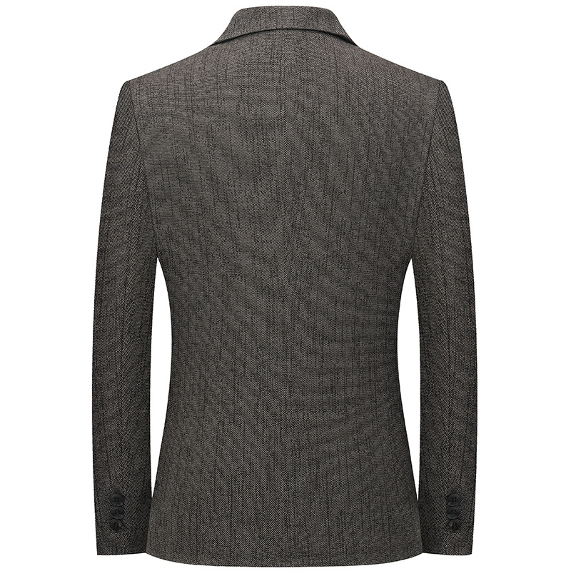Primavera y otoño nuevos trajes para hombres de mediana edad negocios trajes casuales para hombres delgados monoparental chaqueta superior