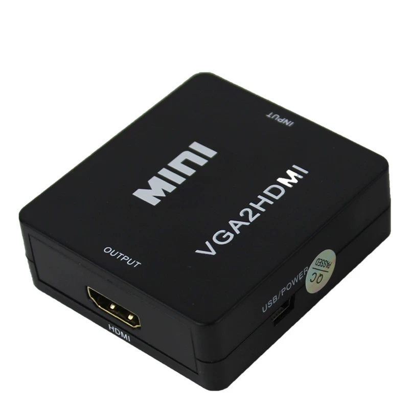 HDMI к AV небольшой белый корпус полного диапазона конвертер hdmi vga av 1080 Сан Лотос RCA телевизионная кросс-бордер настройка