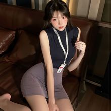 私月情趣内衣性感御姐风秘书制服套装ol纯欲修身包臀裙禁欲职业装