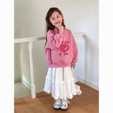 儿童韩版宽松卡通可爱卫衣2025宝宝秋装新款男童女童洋气休闲上衣