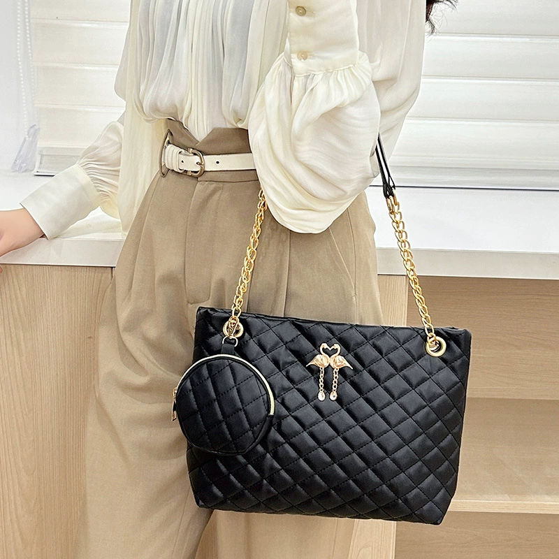 Capacious one-shoulder bag, pendant, Korean style