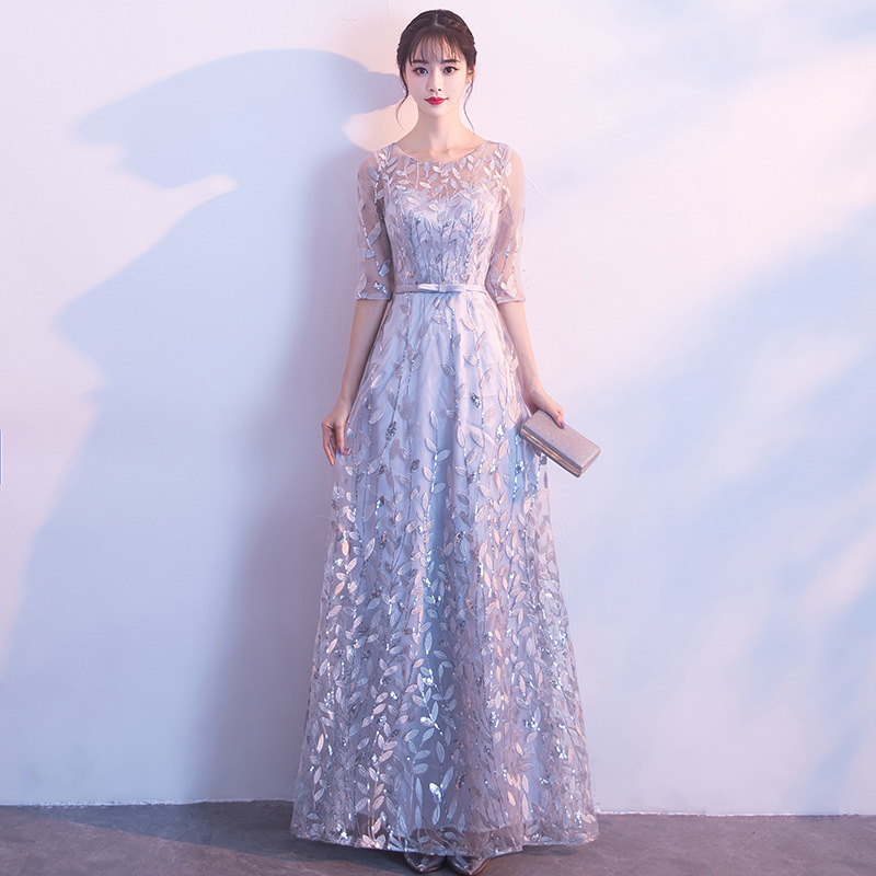 Chorus Dress 2026 New Fashion Evening Party Graduation Ceremony Dress Host Slim Long Evening Dress