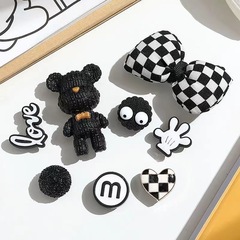 2024 Hole Shoes DIY Accessory 3D Fabric Flower Detachable Xianghongshu Bestselling High-End Accessory Set