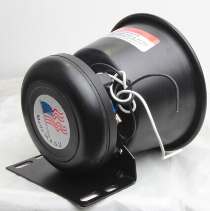 Cross-border 12V car alarm horn 300W high-pitched siren horn with round mouth design