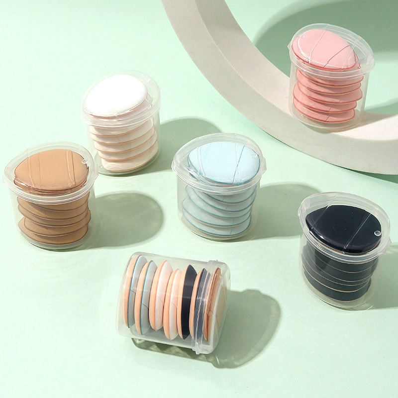 7 шт. В штучной упаковке палец мини воздушная подушка ящик для хранения пудры пустая коробка мини кончик пальца портативный пылезащитный полипропиленовый пластиковый ящик