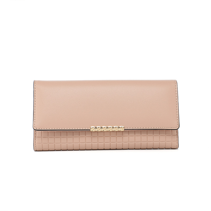 Cartera de las mujeres de la manera de las mujeres cartera larga delgada bolsa de tarjeta de embrague bolsa de las mujeres moneda monedero tarifa bolsa de plata