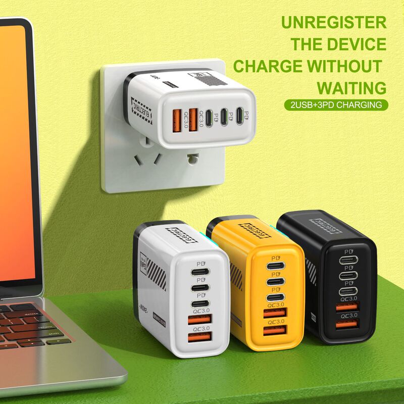 新しいメカスタイル 240WPD 急速充電器 3typec デュアル USB 携帯電話ユニバーサル 5v2a 充電ヘッドライト付き|undefined