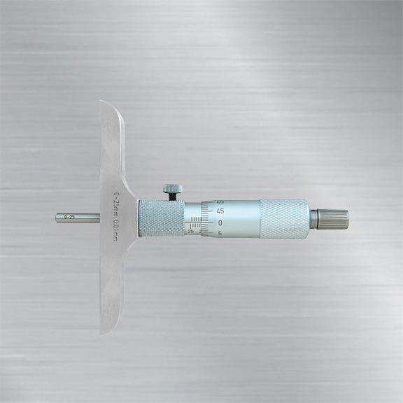 青量机械式深度千分尺平测头0-300mm外径千分尺202-56-200