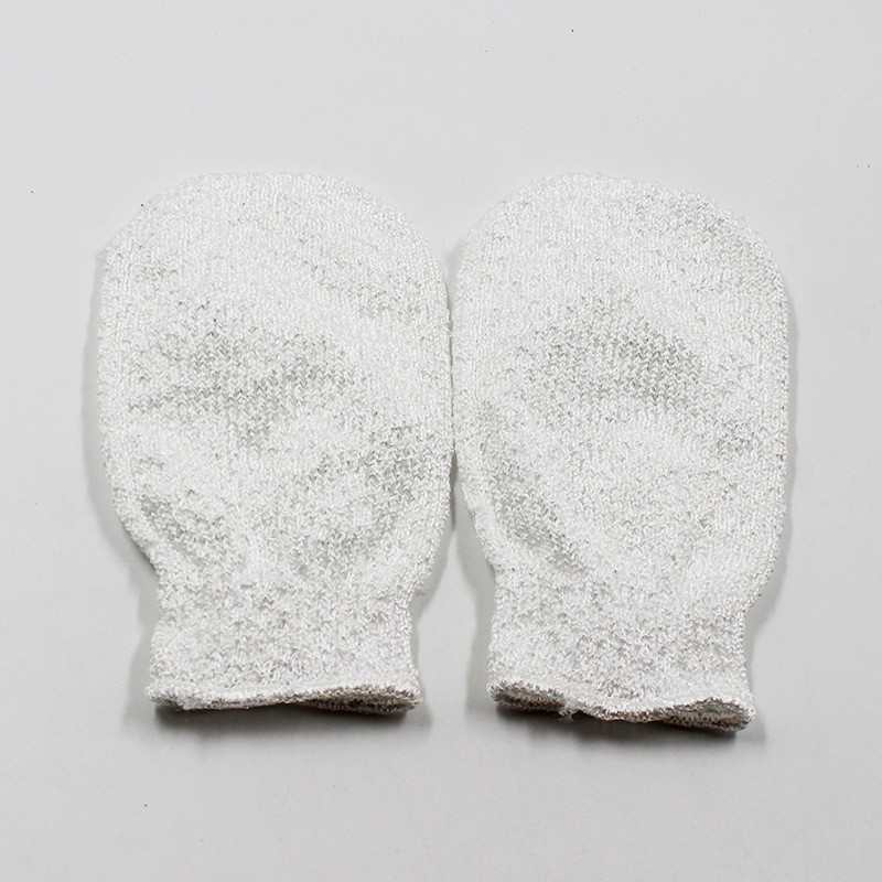 Guantes de toallas de limpieza de cinco dedos para adultos, toallas de baño, artefactos de baño de espalda, toallas de baño de espalda, guantes de espesación de barro frotados