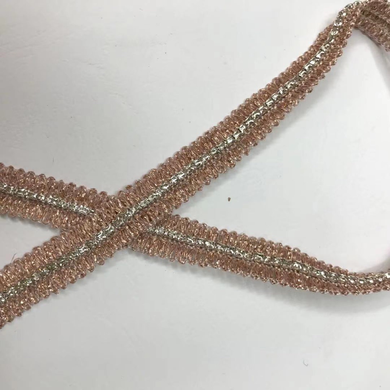 畅销款花边 珠钻直条 窗帘礼服民族风服装搭配 可做其它颜色