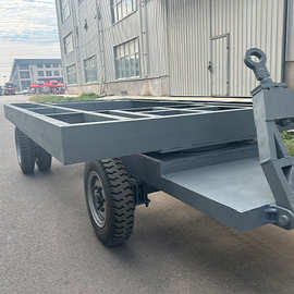 发电机组重型拖车牵引平板运输车厂家骨架拖车配件 重型平板拖车