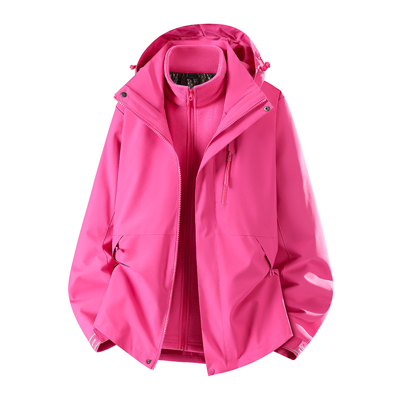 2026 chaqueta de asalto al aire libre 3 - en - 1 hombre y mujer chaqueta deportiva de capa suave chaqueta de montaña chaqueta impermeable