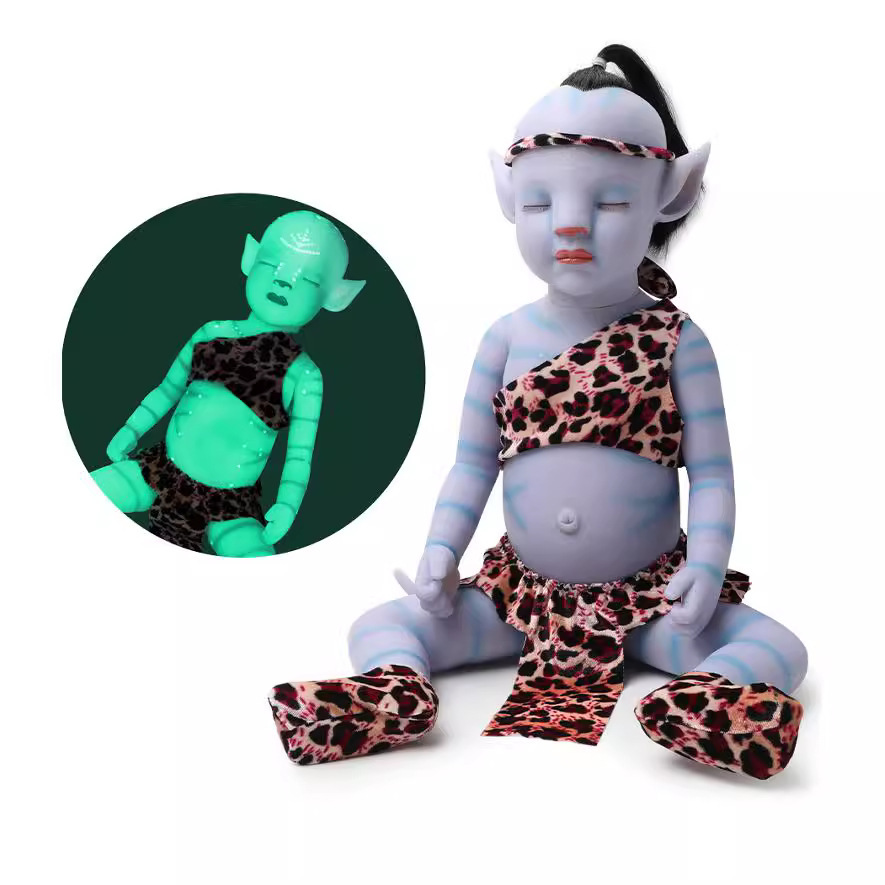 Nocturno pesado muñeca Afan suave de 20 pulgadas muñeca original edición de muñeca babybornre baby Henghua