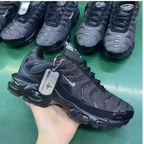 European Cross-Border Tn Full-Length Air Cushion Air Max Plus Retro Breathable Fabric Low-Top Casual Men's and Women's Running Shoes