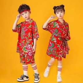 东北大花幼儿园六一儿童演出服舞蹈服装小学生啦啦队表演中国套装