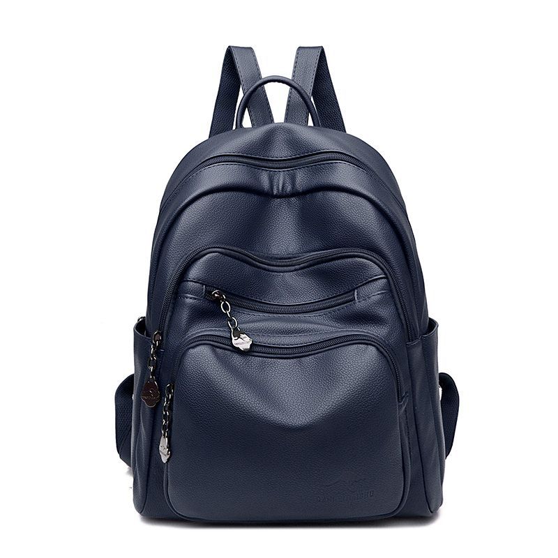 专柜正品真皮双肩包女2025新款时尚背包头层牛皮软皮大容量旅游包