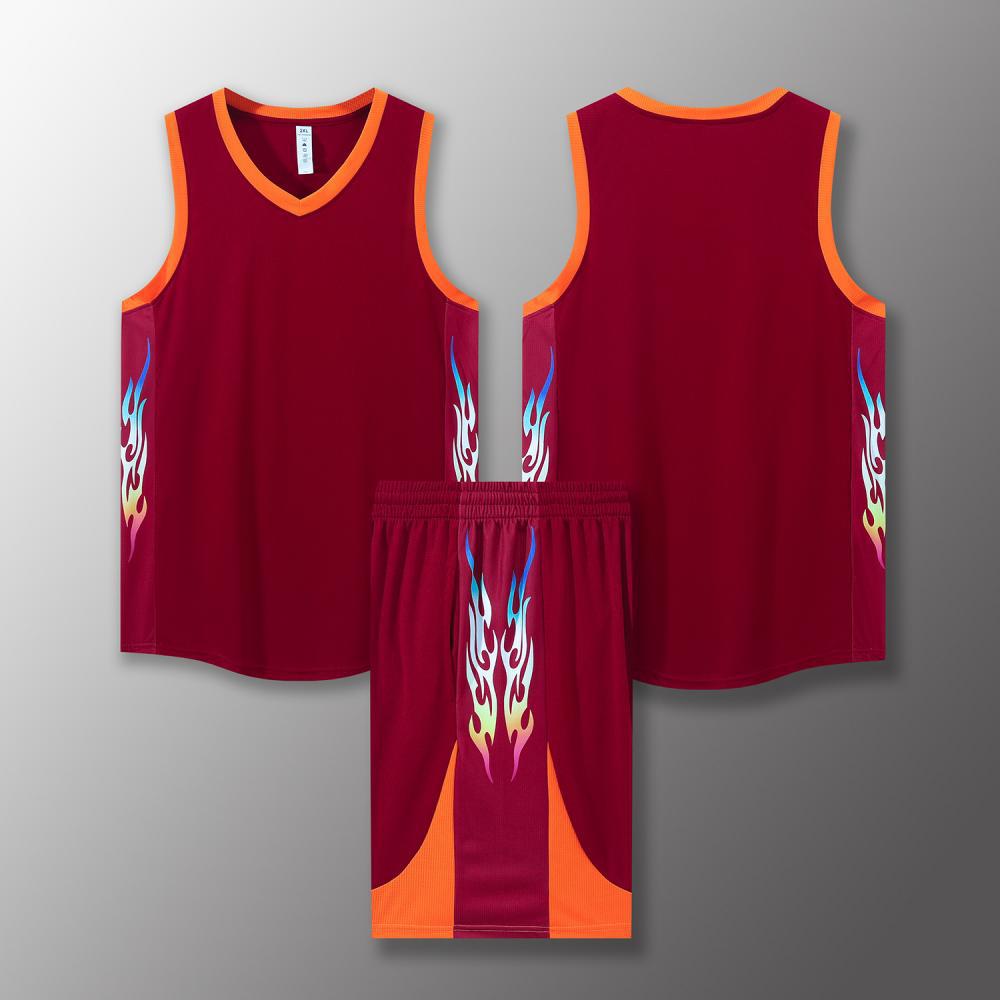 Basketball uniform suit men's and women's jerseys college students competition training sports children's vest team uniform group purchase printing 1019