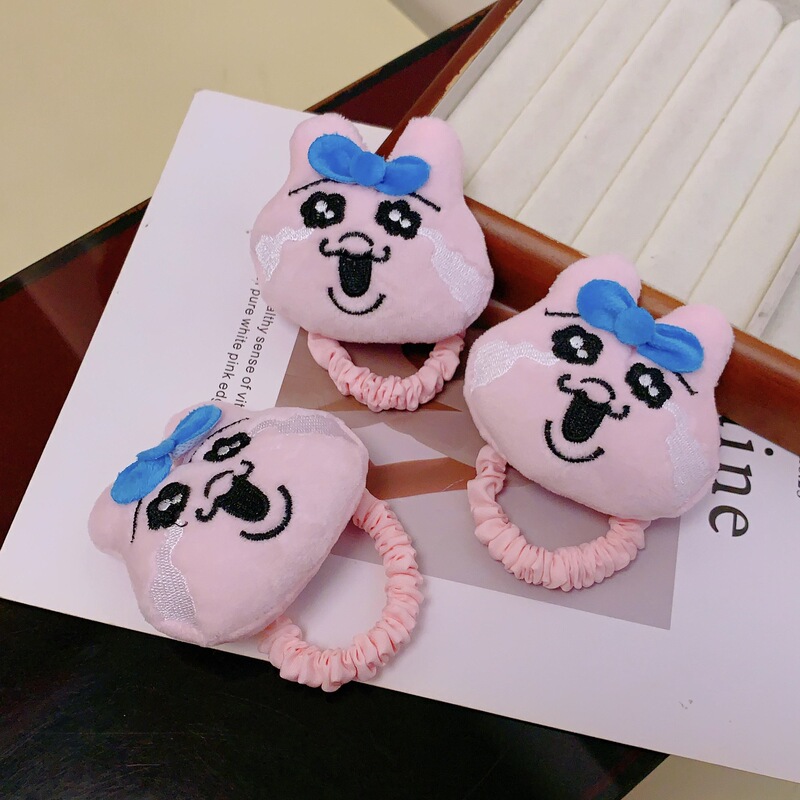 星のカードは日韓のオリジナルのピンクの下着のウサギの髪飾りの漫画の泣くウサギの髪のカチューシャのかわいい表情の包みの輪です。|undefined