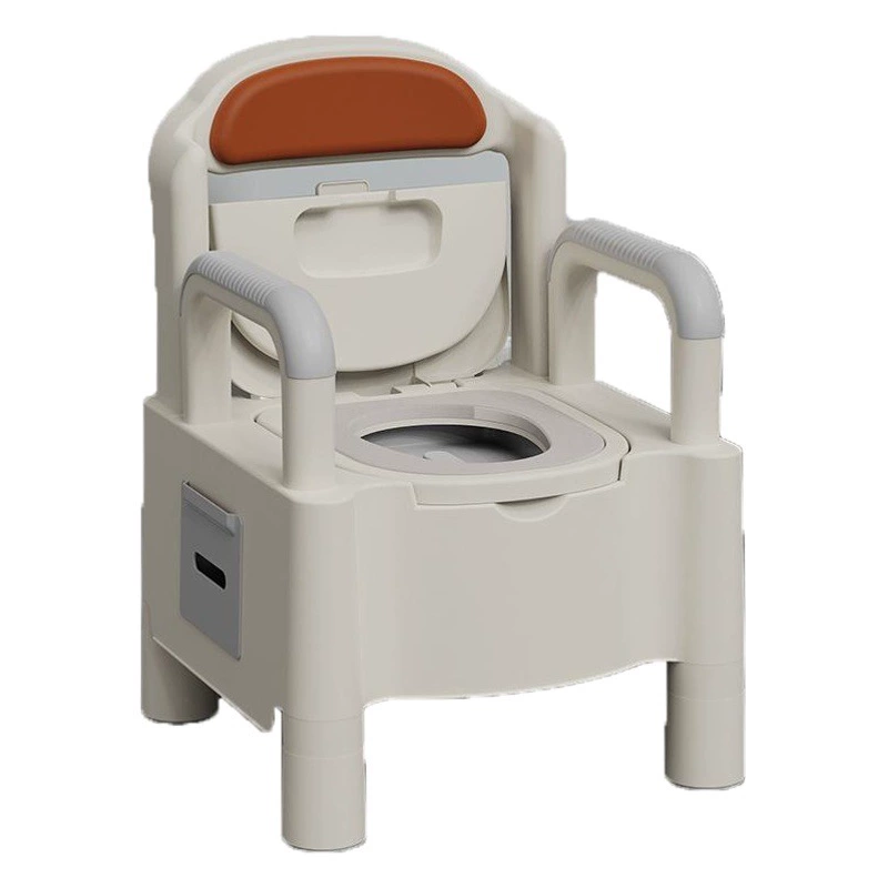 Бытовой подвижный туалет для пожилых людей Туалет для беременных женщин для пожилых людей Ведро для мочи Туалетное кресло для взрослых Крытая плевательница для мочи