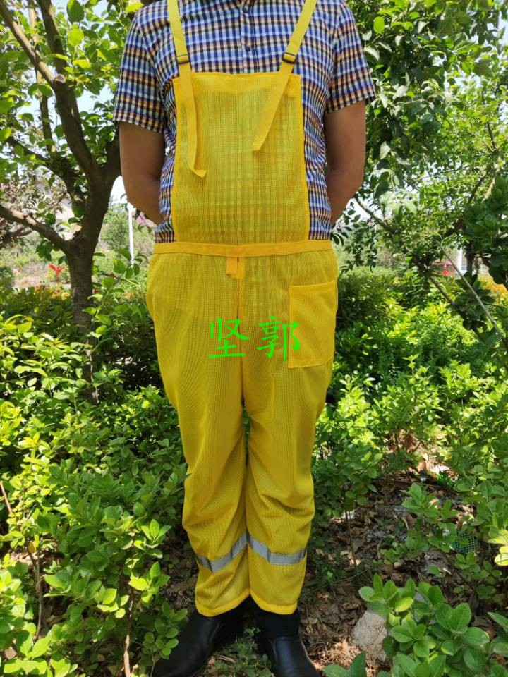Desbrozadora, corbata de césped, chaleco antipolvo, corte, pantalones antisuelo, operación de deshierbe, pantalones antipolvo de una pieza, protección agrícola y forestal