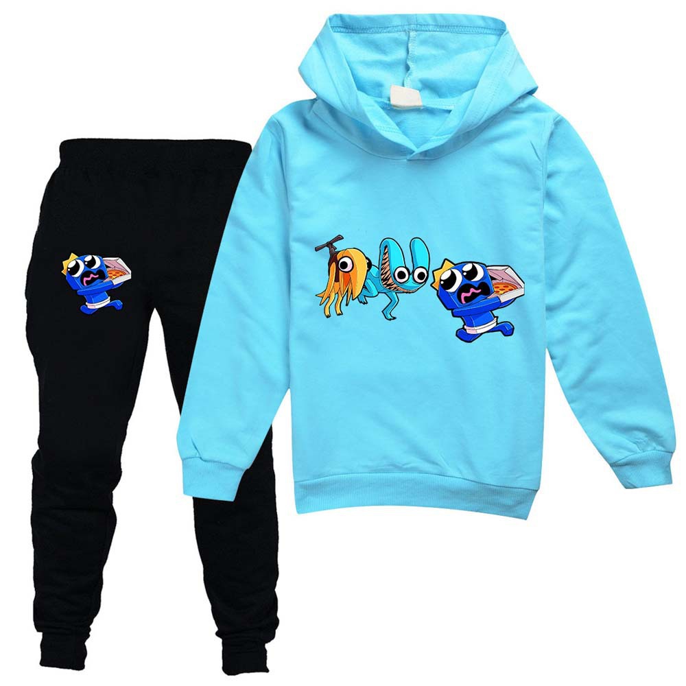 Capítulo 2 Conjunto infantil de primavera e outono Rainbow Friends Amarelo Ciano_voghion.com