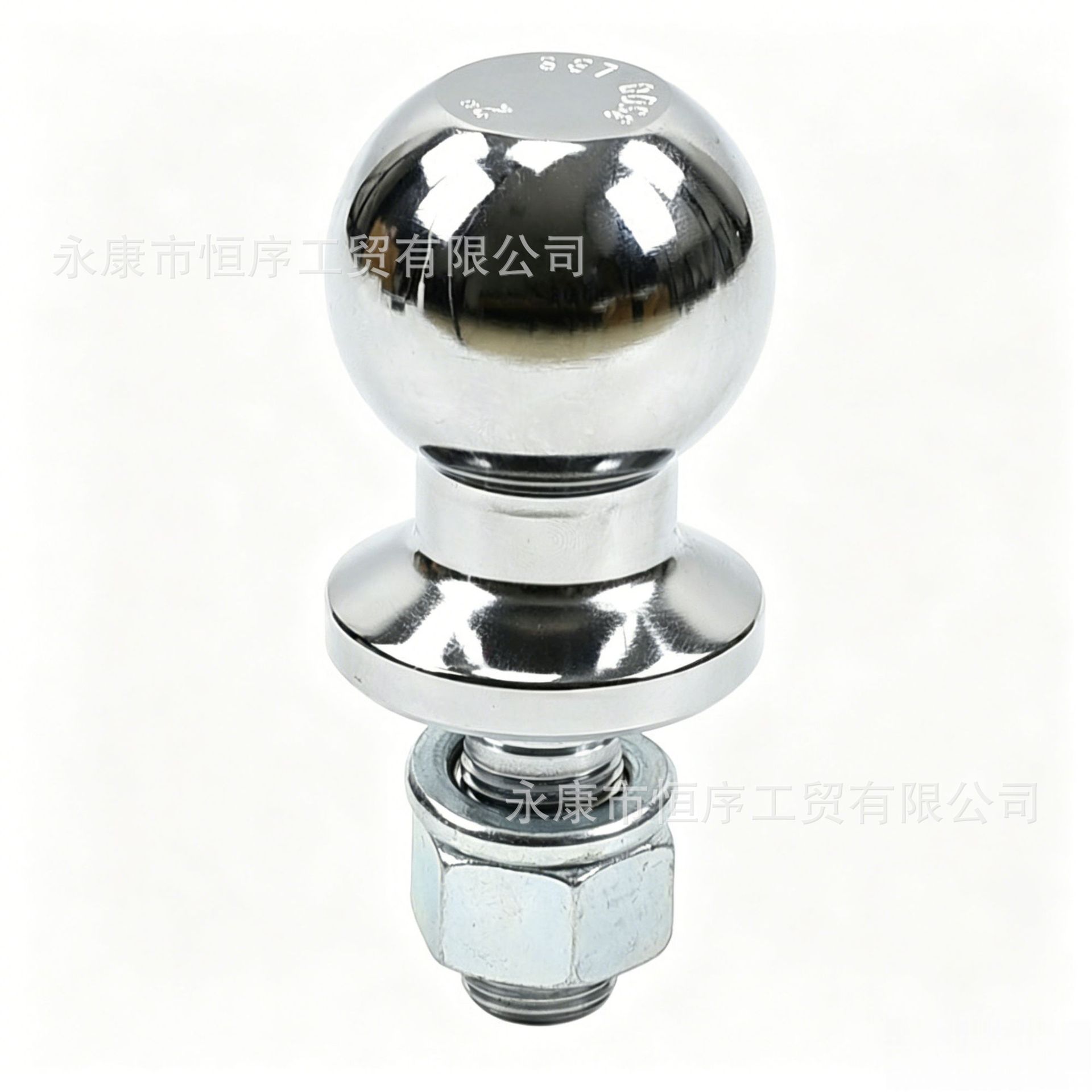 Atv Beach Vehicle, Motorboat, Go-Kart Connection Ball Head Trailer Accessories Trailer Ball 2inch or 50.8mm Diameter