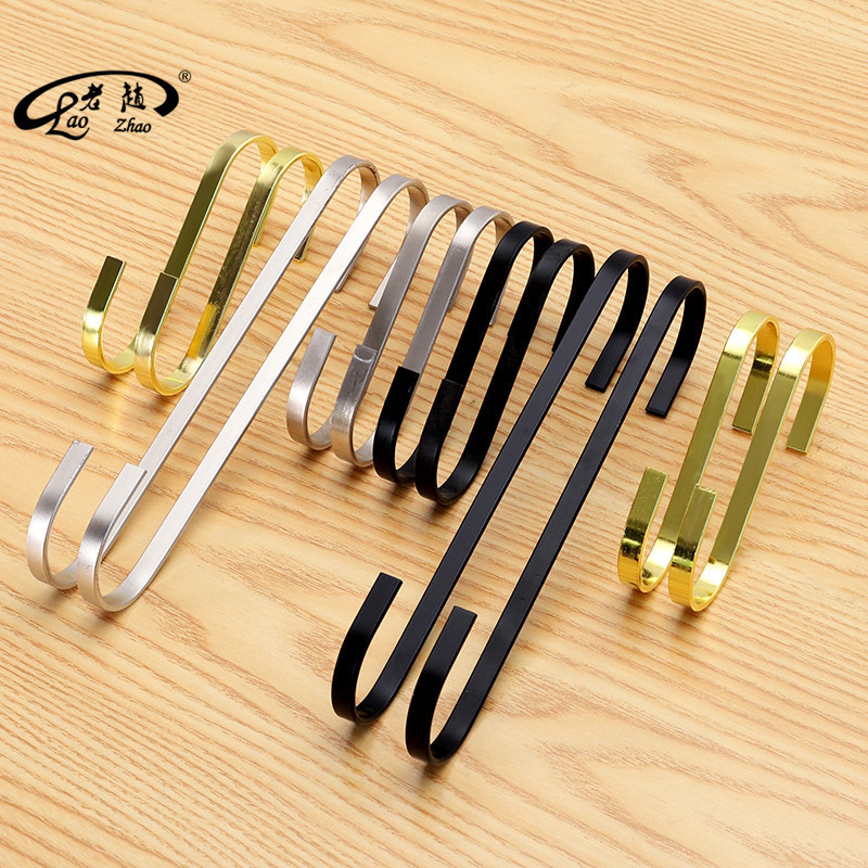 Clothing Store S Hook Stainless Steel Hook Lengthened Clothes Hook Pants Hook Hook Hanger Hook S-shaped Golden Hook