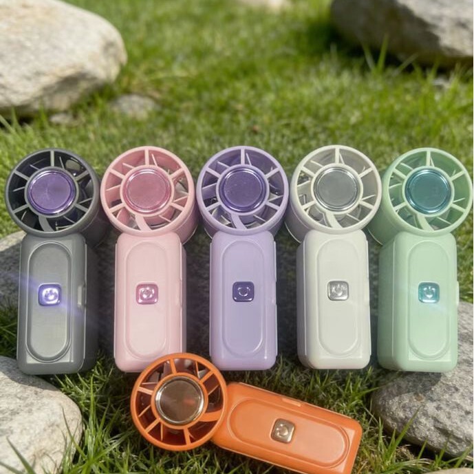 Popular Mini High-Speed Handheld Fan with USB Charging, Long-Lasting Battery Life, Turbo Power, Portable for Outdoor Use and Commuting