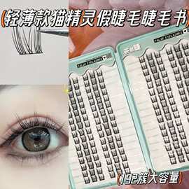 轻薄款纯欲猫精灵大容量粘胶款懒人新手分段式漫画纯欲感睫毛书