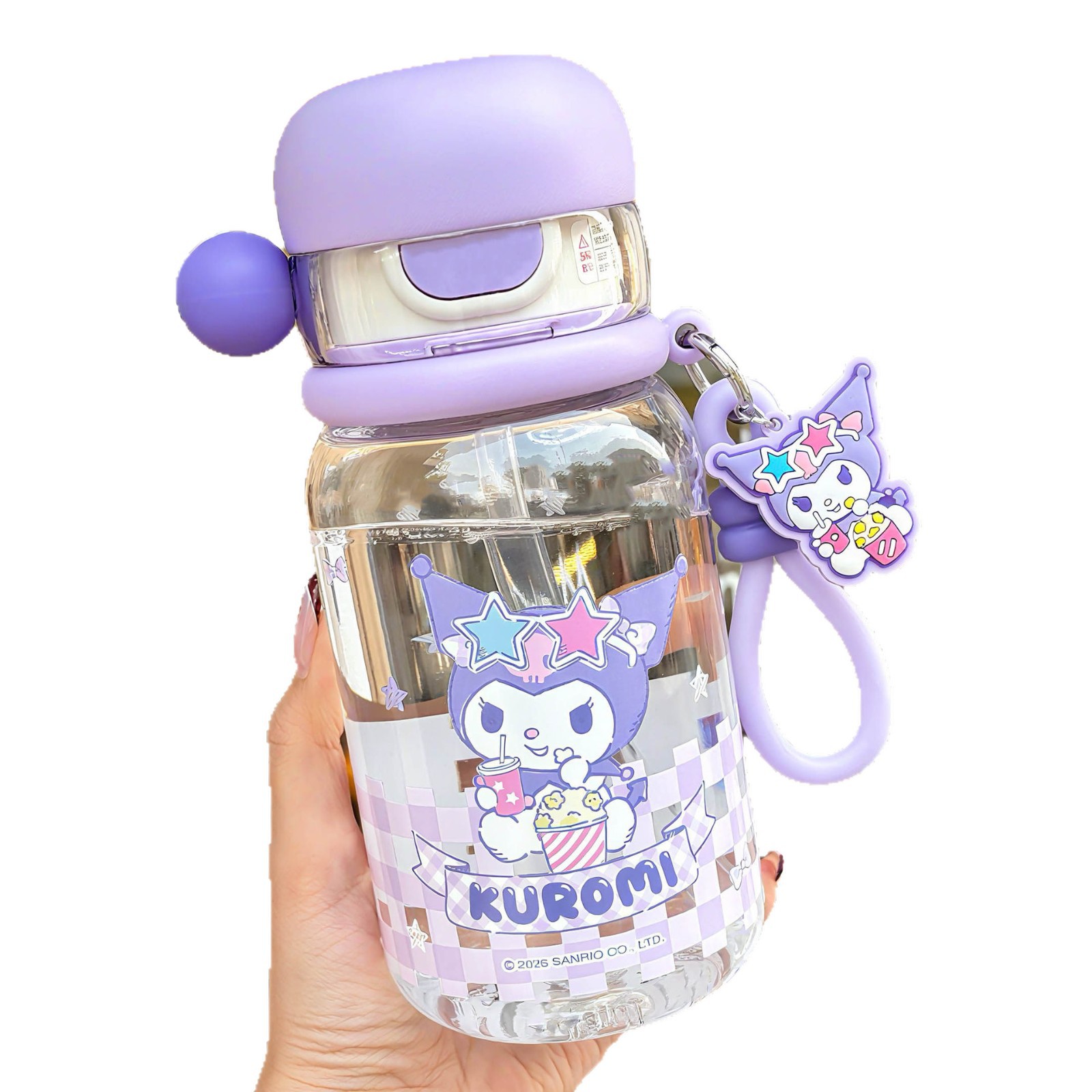 Sanlio tazas de agua para niños 2026 nuevas tazas de paja para bebidas para niñas Kulomi, tazas especiales para estudiantes de escuela primaria