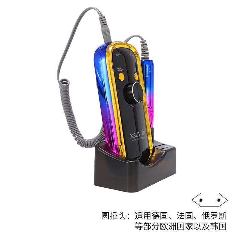 Disposición de almacenamiento eléctrico de 35000rpm ajustable velocidad de rotación de la máquina de molienda eléctrica especial para la tienda de uñas