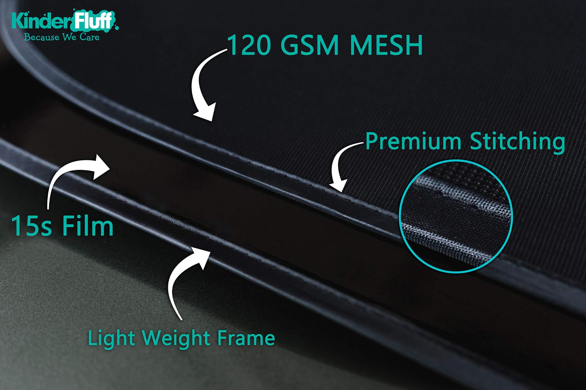 Cross-Border Automotive Supplies Pvc Mesh Electrostatic Sunshade Full Sunshade 4-Piece Sunshade Car Sunshade Front Shield