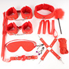 Set for adults, handcuffs, harness, toy, 11 pieces